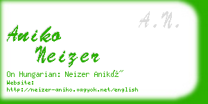 aniko neizer business card